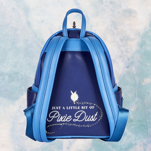 Loungefly Disney Peter Pan Clock Mini Backpack and Wallet - Picture 4 of 10